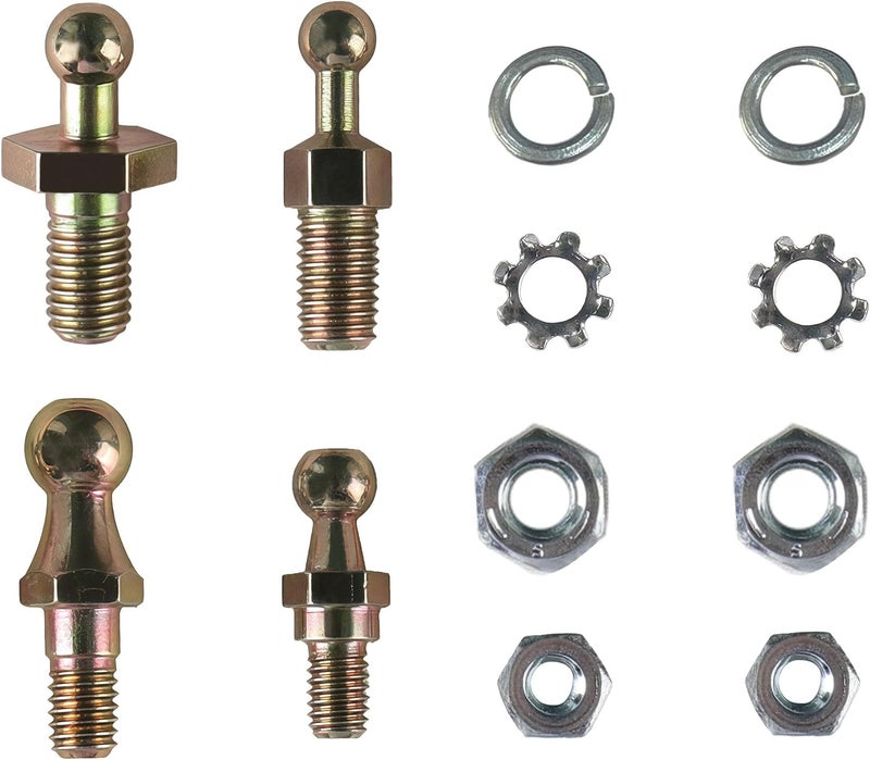 EAORBD 20-2 Carburetor Throttle Cable Ball Stud Assortment for Holley Carburetor Linkage & Control Steel Material Throttle Ball Kit - Image 1